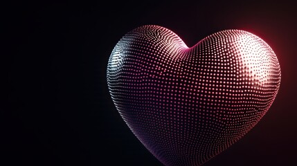 3d pink hearts,Valentine's Day or wedding,pink heart y2k style isolated on white background,Love concept,romantic,Holiday celebration.