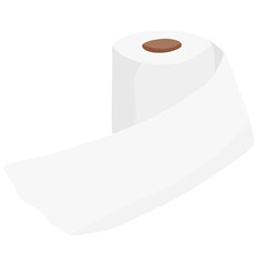 Paper Towel, Tissue Box PNG, Household Cleaning Illustration