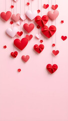 valentine hearts background