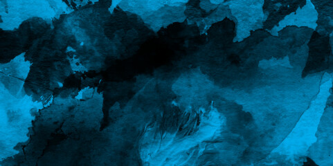 Turquoise color handmade blue vector watercolor texture, This is sky blue watercolor splash, bright multicolor hand drawn blue watercolor illustration, Sky in watercolor painting soft textured.