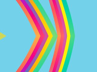 SIMPLE DYNAMIC LINE art design with aesthetic colourful background