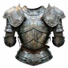 Naklejka premium Detailed medieval knight armor stand.