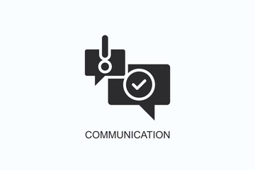 Communication Icon Or Logo Isolated Illustration