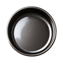 Stylish Non-Stick Cake Pan with Polished Finish Isolated on Transparent Background