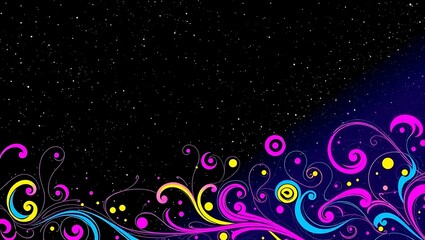abstract background with stars