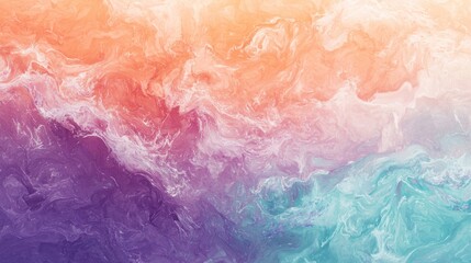 Abstract Fluid Art: A Symphony of Pastel Hues