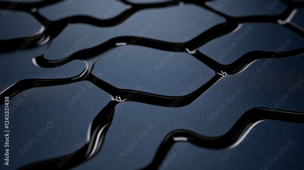 Poster abstract lines: an abstract pattern of flowing lines with a glossy sheen creates a mesmerizing effec