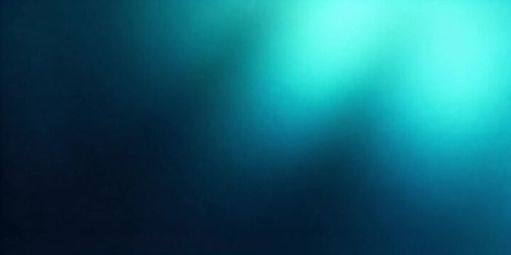 Abstract teal gradient background.