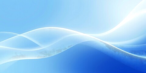 Obraz premium abstract blue wave background