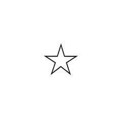 line drawing of star
