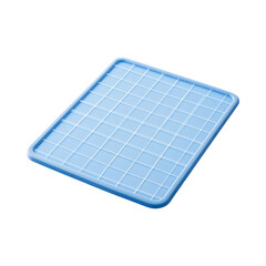 Silicone Baking Mat with Bold Gridlines Isolated on Transparent Background