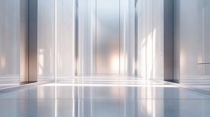 Obraz premium Modern classic Elevator doors of office or hotel hallway, Lobby interior, corridor in house with lift,Black elegant lift for passenger or cargo elevators,copy space.