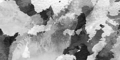 black and white background texture of watercolor marble painted surface, Watercolor marble painting white paper texture, white gray texture abstract ink splashes of watercolor background.