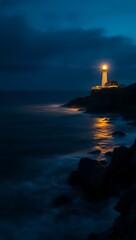 Fototapeta premium lighthouse on the coast