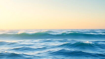 Obraz premium waves on the beach