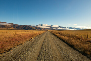 Agricultural pasture land  in the high country of the south island of NZ