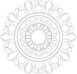 Its a Beautiful Mandala Design.