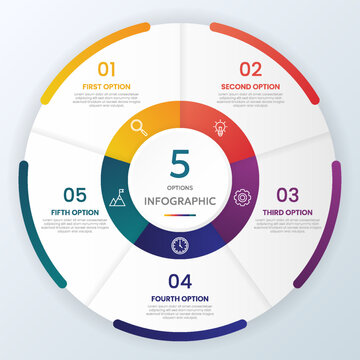 5 Part Infographic Images – Browse 27,486 Stock Photos, Vectors, and ...