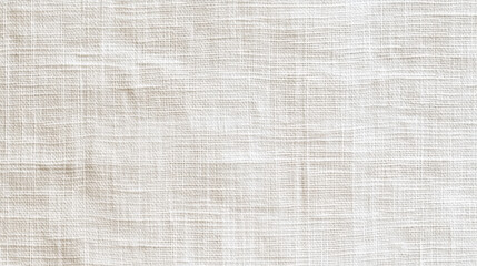 Fototapeta premium close up of seamless white linen texture with soft, woven patterns