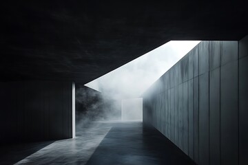 Obraz premium White clouds of smoke on a black background.