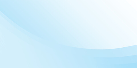 Abstract white wavy glowing lines on a blue background. Futuristic digital design