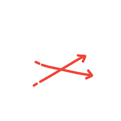 cross arrow sign