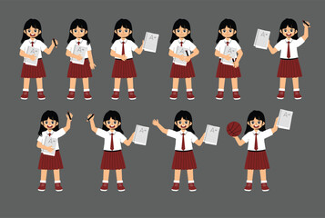 Elementary School Children Activity with uniform