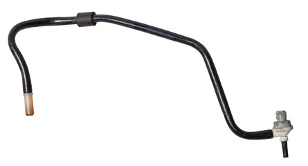A plastic pipe is part of the vehicle’s fuel system, which supplies gasoline under pressure to the cylinders of car engine. Spare parts for sale in auto service.