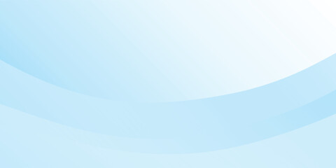 Abstract white wavy glowing lines on a blue background. Futuristic digital design simple modern