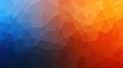 Obraz premium Abstract Geometric Background Blue Orange Gradient Colors