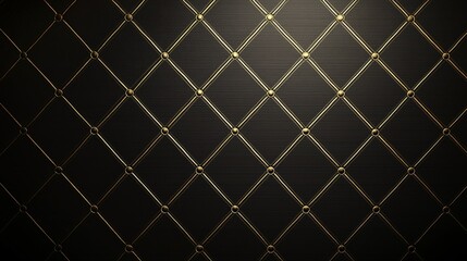 Fototapeta premium Elegant black gold diamond pattern background