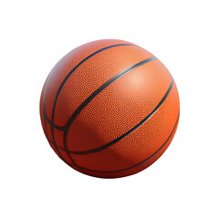 Fototapeta premium A basketball clip art on a transparent background 