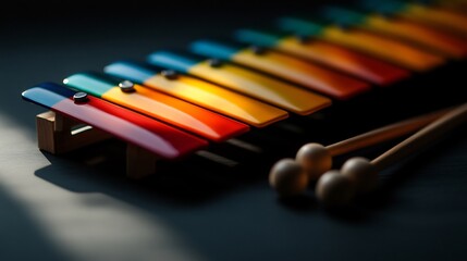 Rainbow Xylophone: A Colorful Musical Instrument