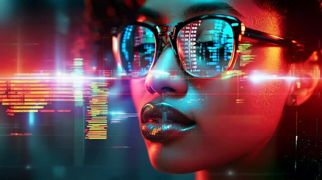Human and technology concept, AI (Artificial Intelligence)