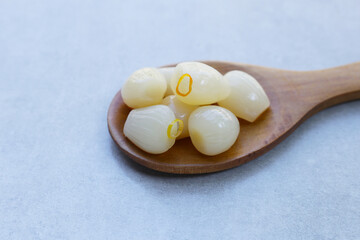 Pickled Scallion, Pickled Japanese leek bulbs