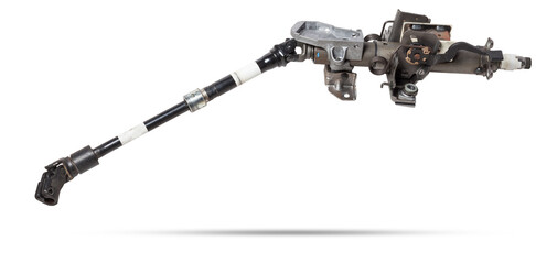 Car steering column - a car control system with the function of transmitting torque from the  wheel to gear. Includes ignition switch, direction indicator and light switch, auto undercarriage repair.