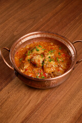 chinese food on plate photographed at high angle, restaurant food, chinese traditional cuisine