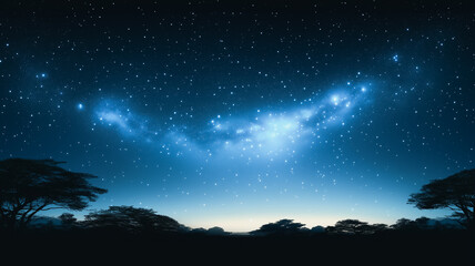 Starry Night over the Savannah 