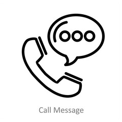 Obraz premium Call Message