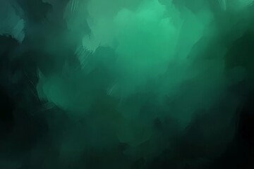 Fototapeta premium Abstract green textured background with dark shades and light highlights