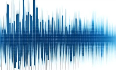 Abstract city skyline wave, digital art, background, website design - Powered by Adobe