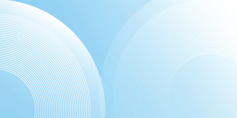 Abstract minimalist banner background, pastel colorful, blue and white gradation illustration