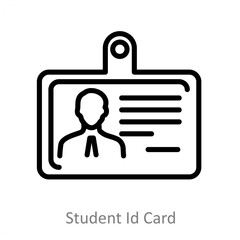 Fototapeta premium Student Id Card