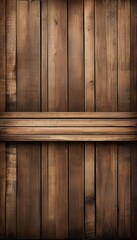 Rustic Wooden Background, Brown Plank Texture, Vintage Style