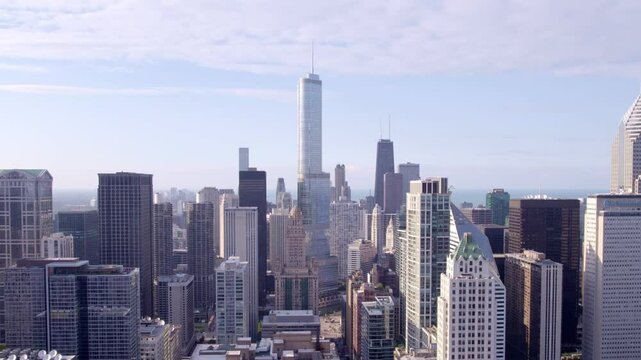 Capture the essence of Chicago's vibrant culture and impressive skyline from above.