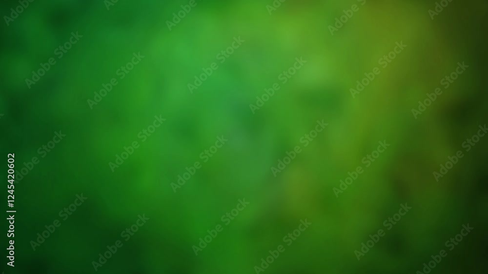 Aufkleber abstract blurred green liquid animation with flowing and shifting light effects - soft blurred motio
