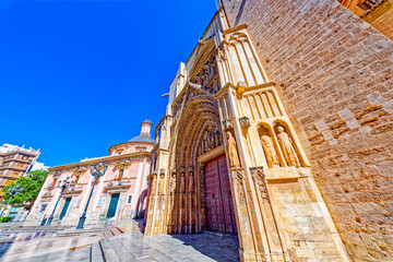 Basilica Cathedral of the Assumption of Our Lady. Valencia.