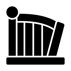 Harp Solid Icon