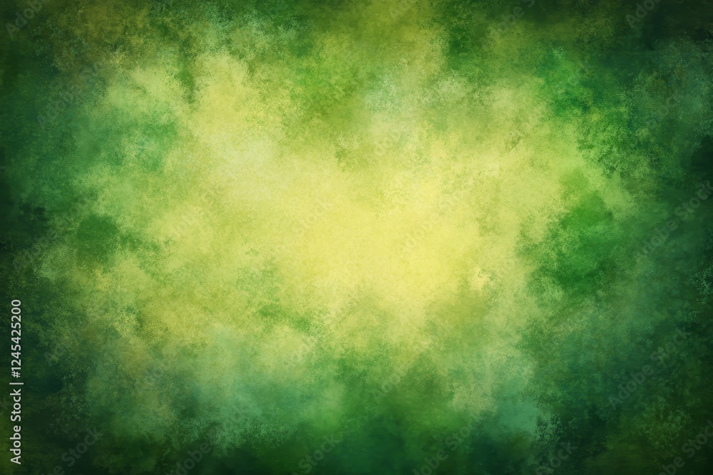 Poster abstract green and yellow textured background with soft gradient patterns