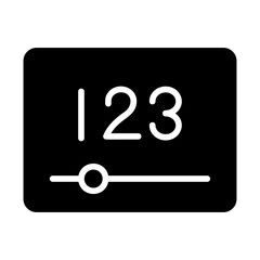 Video Tutorial Solid Icon